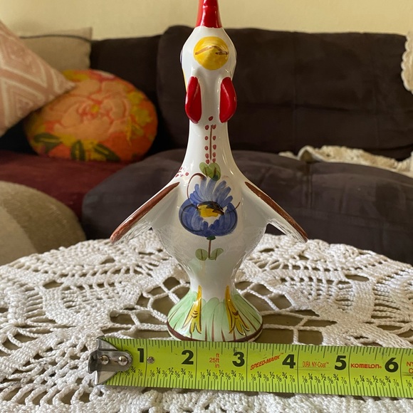 Portugal Imports hand painted Ceramic Chicken Rooster figurine statue - Picture 5 of 10